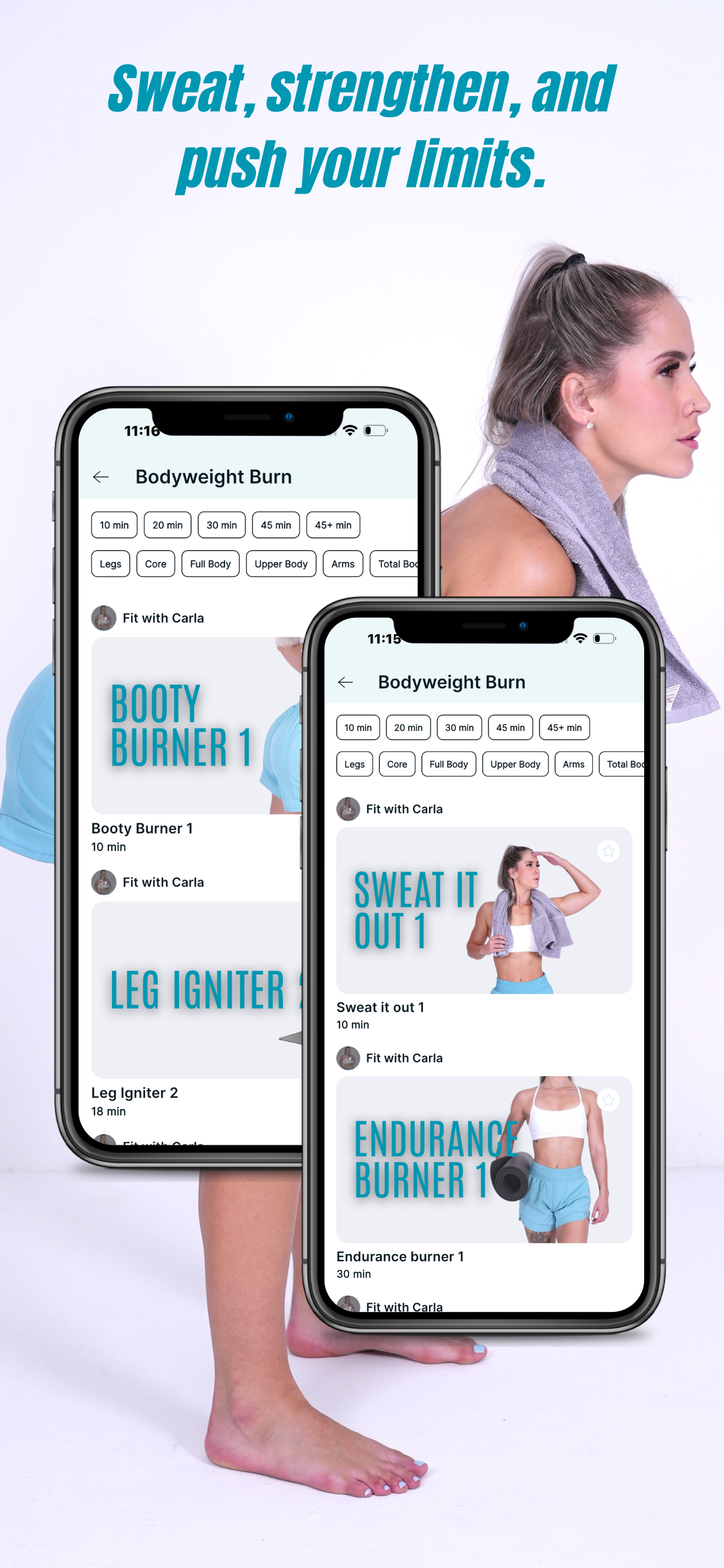 FitWithCarla app screenshot 3